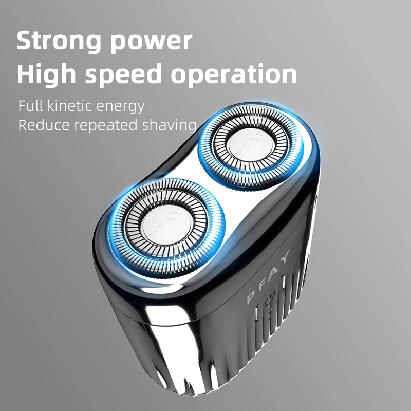 PFAY PA268 Mini Electric Shaver electric shaver for Men Portable Electric Razor Shaving Beard Machine IPX7 Washable Rechargeable Beard Trimmer