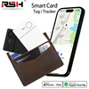 Smart Card Tracker Work with Apple Find My App Wireless Rechargerable Anti Lost Item Locator for Luggage Bluetooth Tracker GPS 1