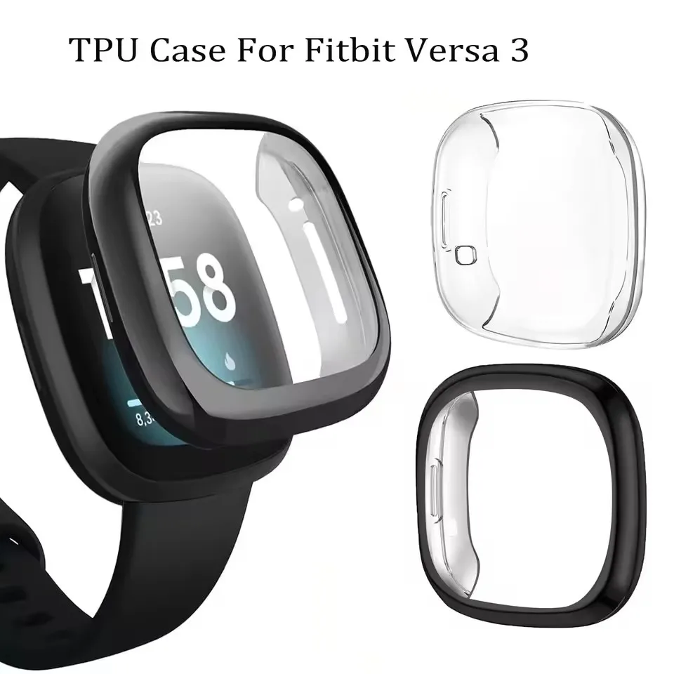 Premium Soft TPU Plated All-Around Watch Protective Screen Protector Case