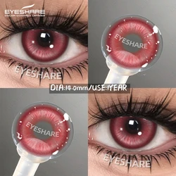 EYESHARE Vibrant Anime - Inspired Color Contact Lenses (MADRID - RED)