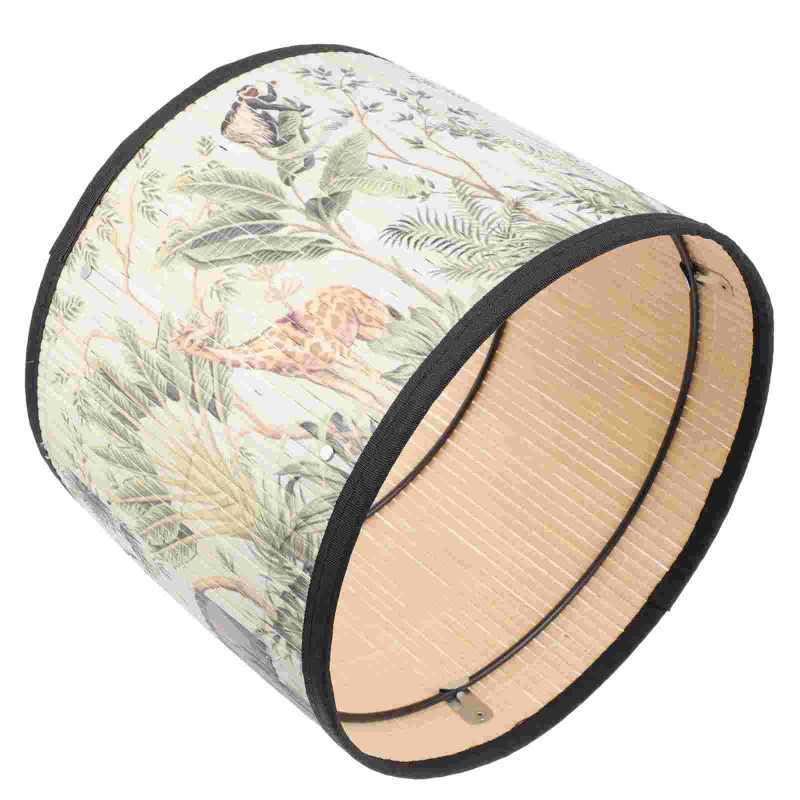 

E27 Bamboo Lampshade Retro Decor Stylish Simple Unique Vintage Decor Accessory Dustproof