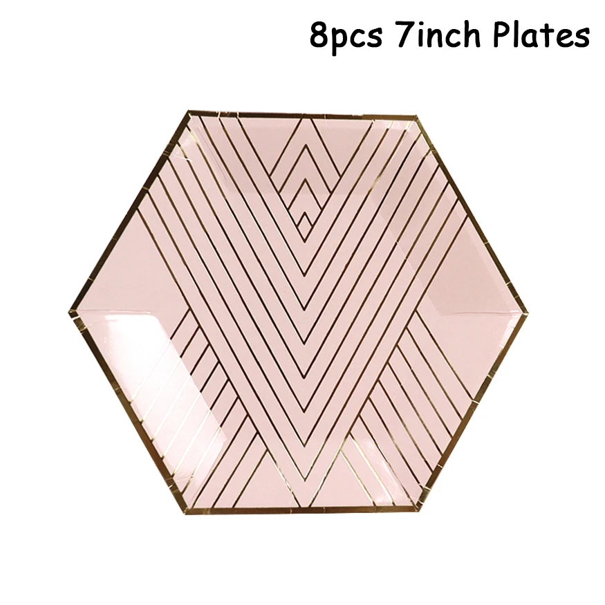 8pcs 7inch Plates