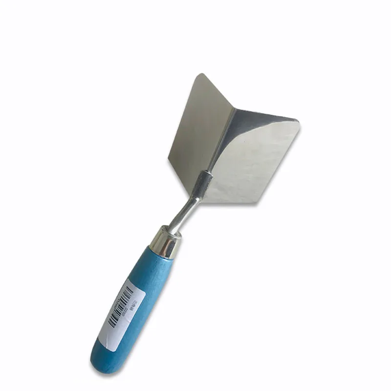 A Pair of Inner and Outer Corner Trowel Internal and External 90 Degree Sheetrock Stainless Steel Drywall Corner Trowel 3