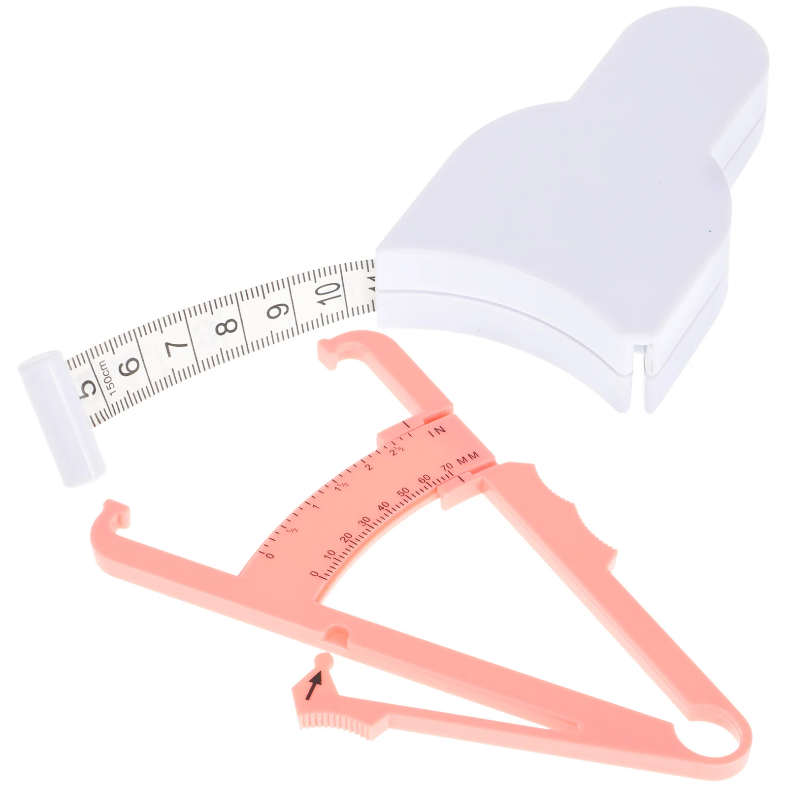 

Fat Waist Ruler Measuring Tool Skinfold Body Caliper Digital Measure Device Tester Tape Handheld Measurer Calculator