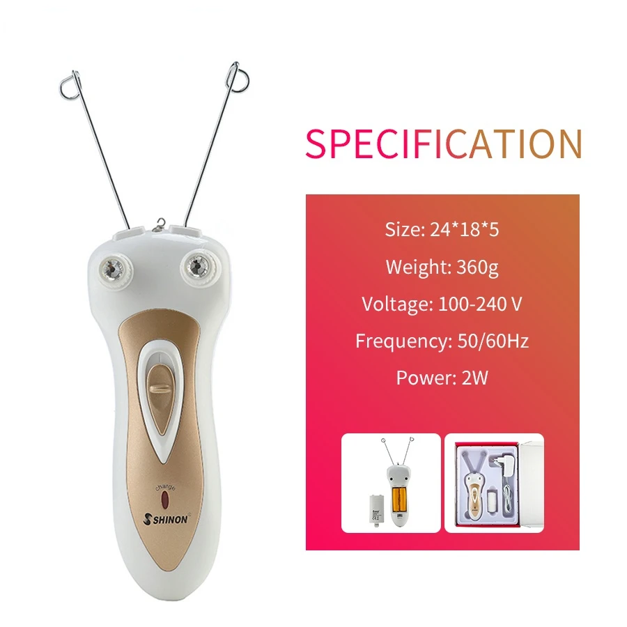 Electric Threading Hair Removal Device Traditional Automatic Face
