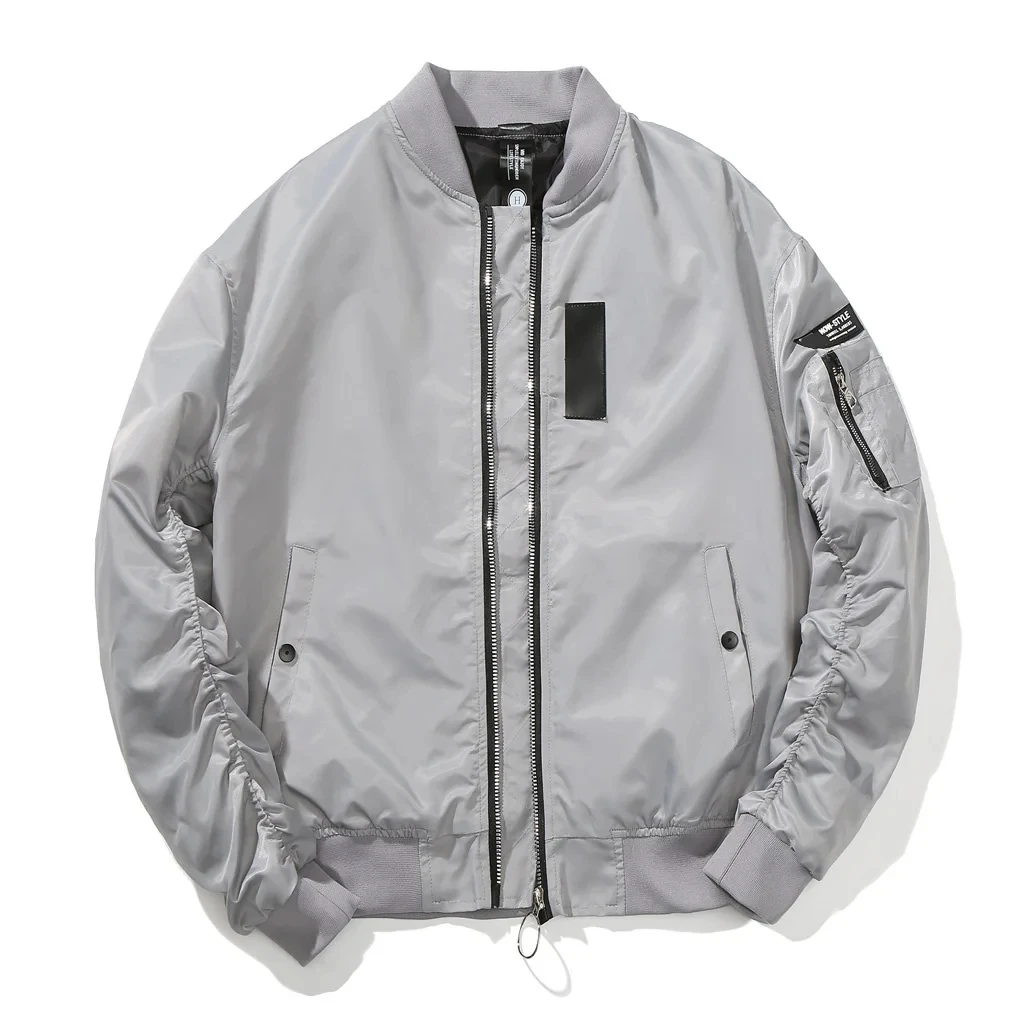 Ma1 Spring Bomber Jacket Men Plus Size Padded Pilot Baseball Coat Male Military Streetwear Warm Branded Clothing Parka Winter
