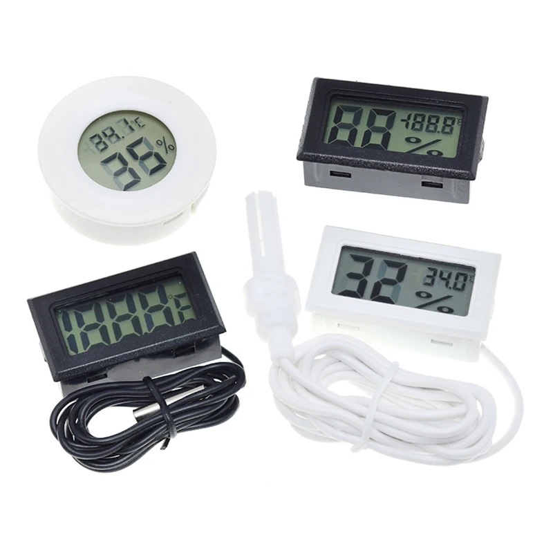 Mini LCD digital thermometer used for freezer temperature - 50-110℃ thumbnail 6