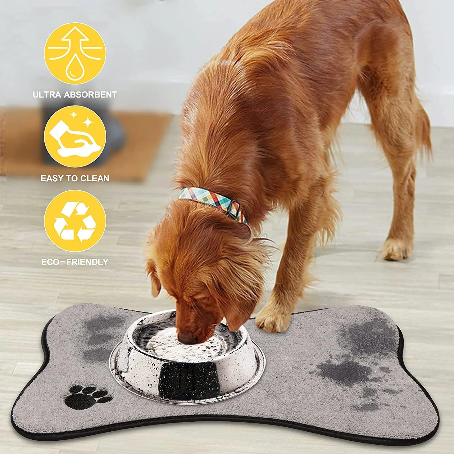 PetPlacematDogCatFoodMatCottonFeedingPadMediumSmallBowl