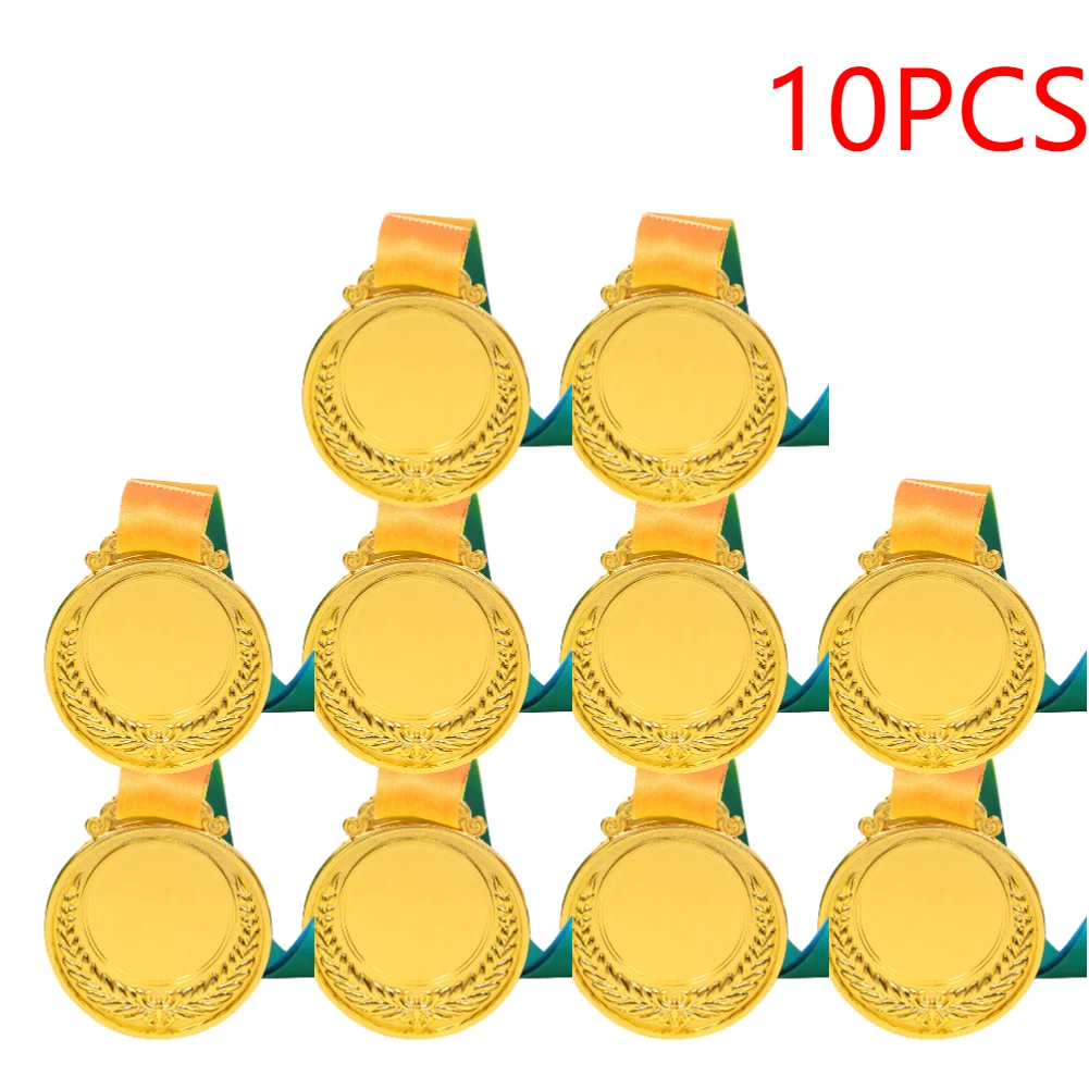 10Pcs Gold