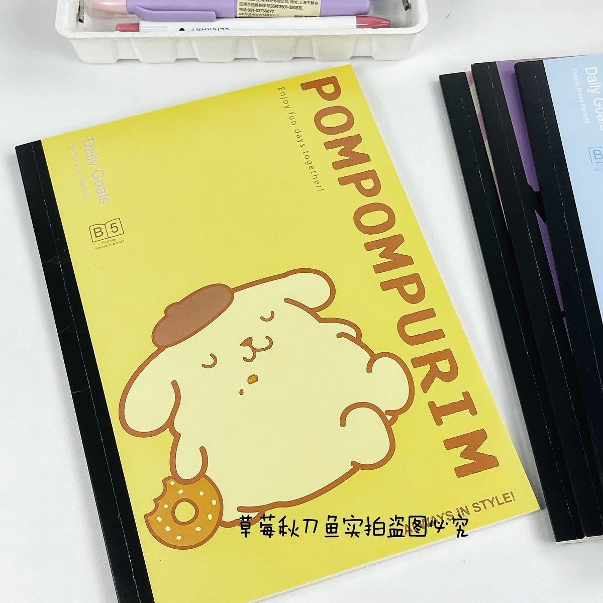 Sanrio Kuromi Notebook Kawaii My Melody Cartoon Cute Notepad