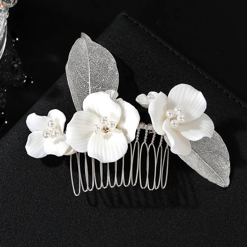 Korean Fashion Pearl Hair Combs Hairpins Clips for Women Girls Bride Wedding Hair Styling Jewelry Accessories hair accessory,pearl hairpins,hair clip,jewelry accessories,hair comb