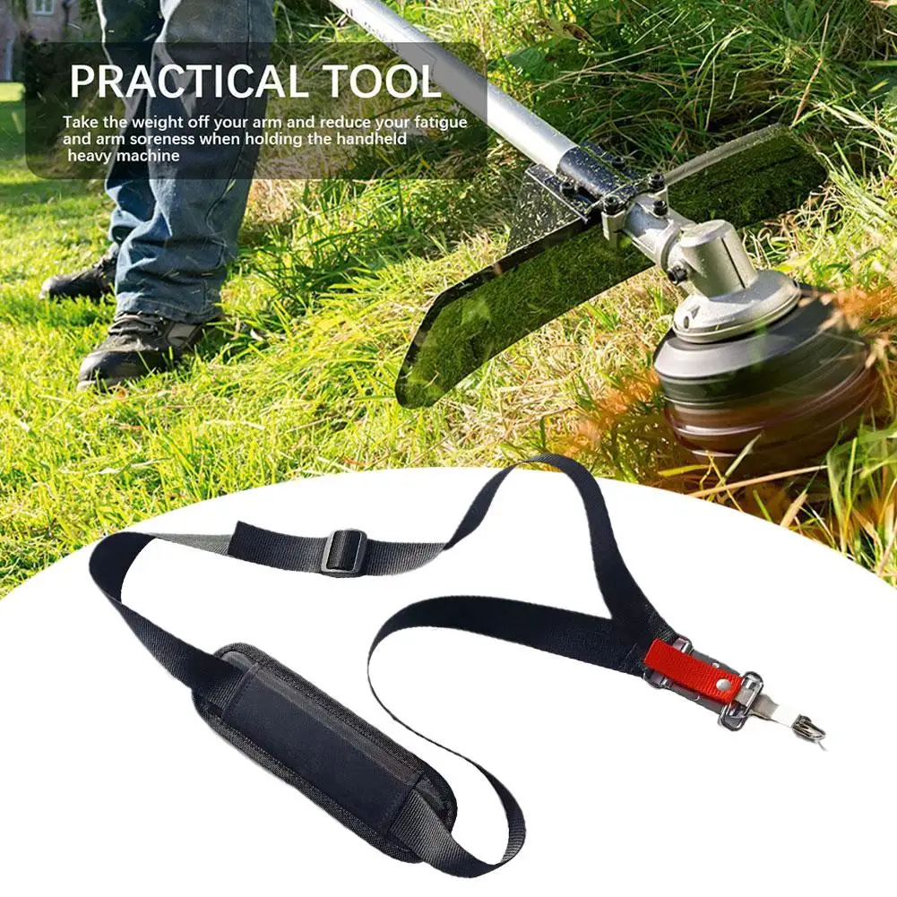 

Universal Strimmer Shoulder Padded Harness Adjustable Strap For Brush Cutter Trimmer For Stihl Strimmer Brush Cutter Strap Y9D9
