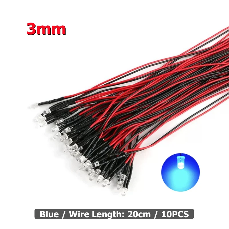 ตัวเลือกสินค้า หลากสี LED สำหรับรถโมเดล RC