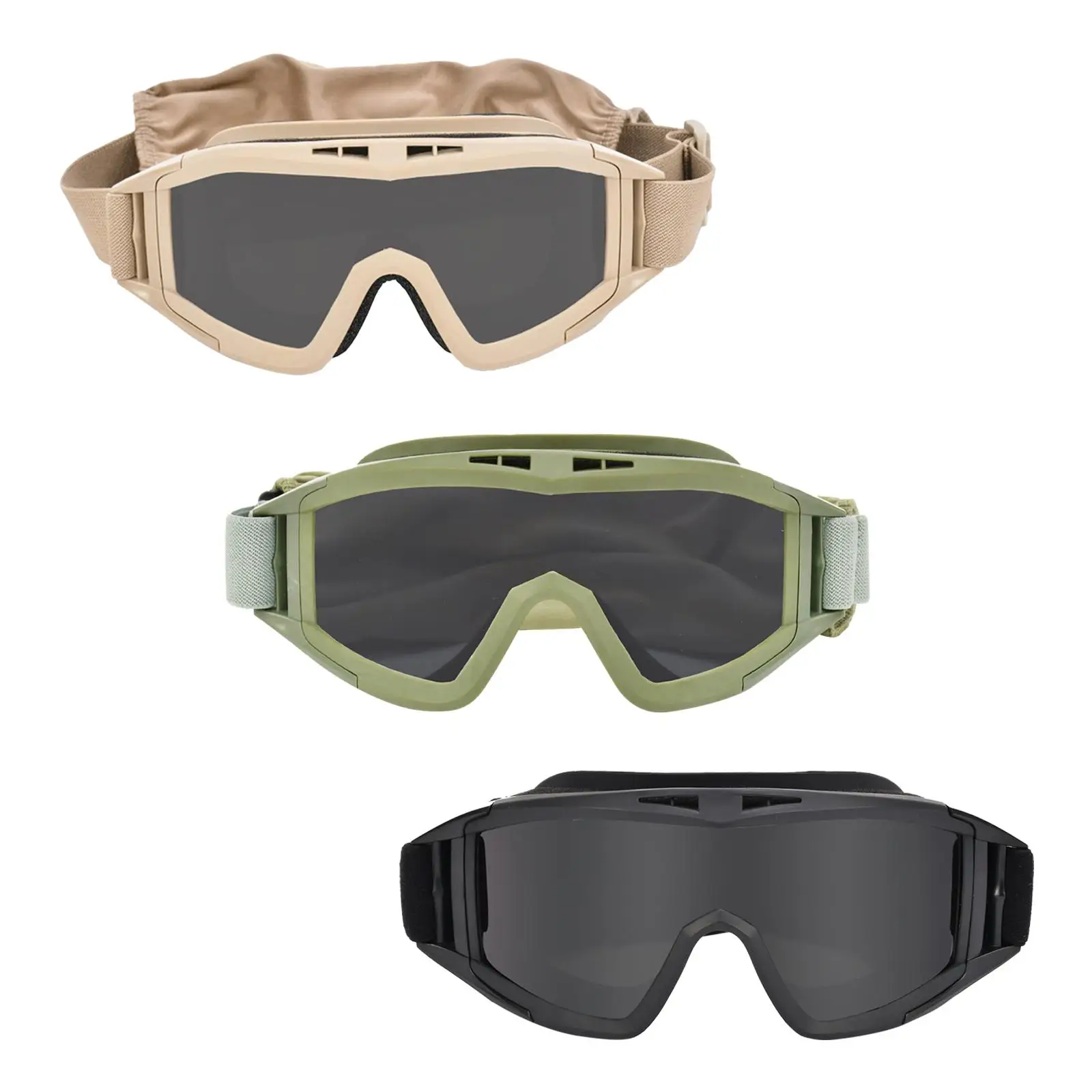 Sports Goggles Men Women Comfortable with Adjustable Strap Protective Eyewear for Sports Training Cycling Hiking Outdoor Sports