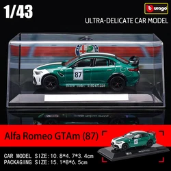 Bburago 1:43 Racing Simulation Alloy Car Toy - Male Collector's Gift (Alfa Romeo GTAm)
