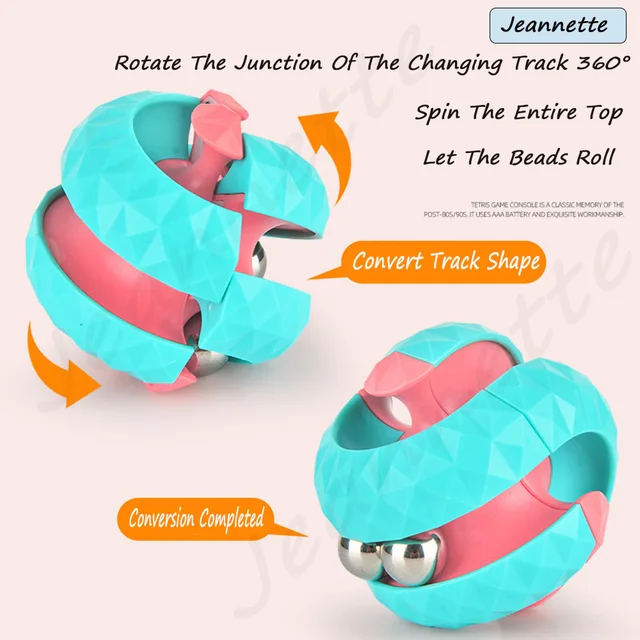 Adults Decompression Toy Children Autism Orbit Ball Cube Anti Stress Sensory Toys Fidget Toys For Kids Fidget Spinner For Boys 3