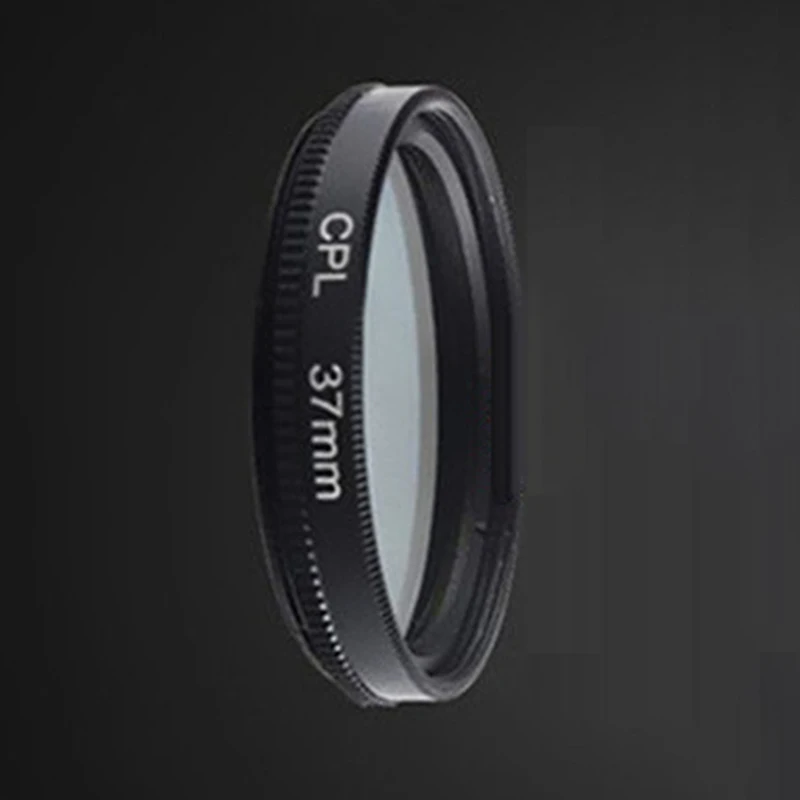 범용 휴대용 편광 카메라 렌즈, 전문 CPL 필터 렌즈 키트, 전화 클립 원형 편광기, 37mm