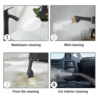 2500W High Temperature Handheld Steam Cleaners Air Conditioner Sterilization Kitchen Hood Car Steam Clean Machine Floor Cleaning 2
