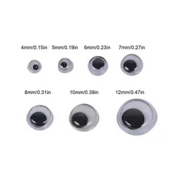 800pcs Wobbly Googly Eyes 6