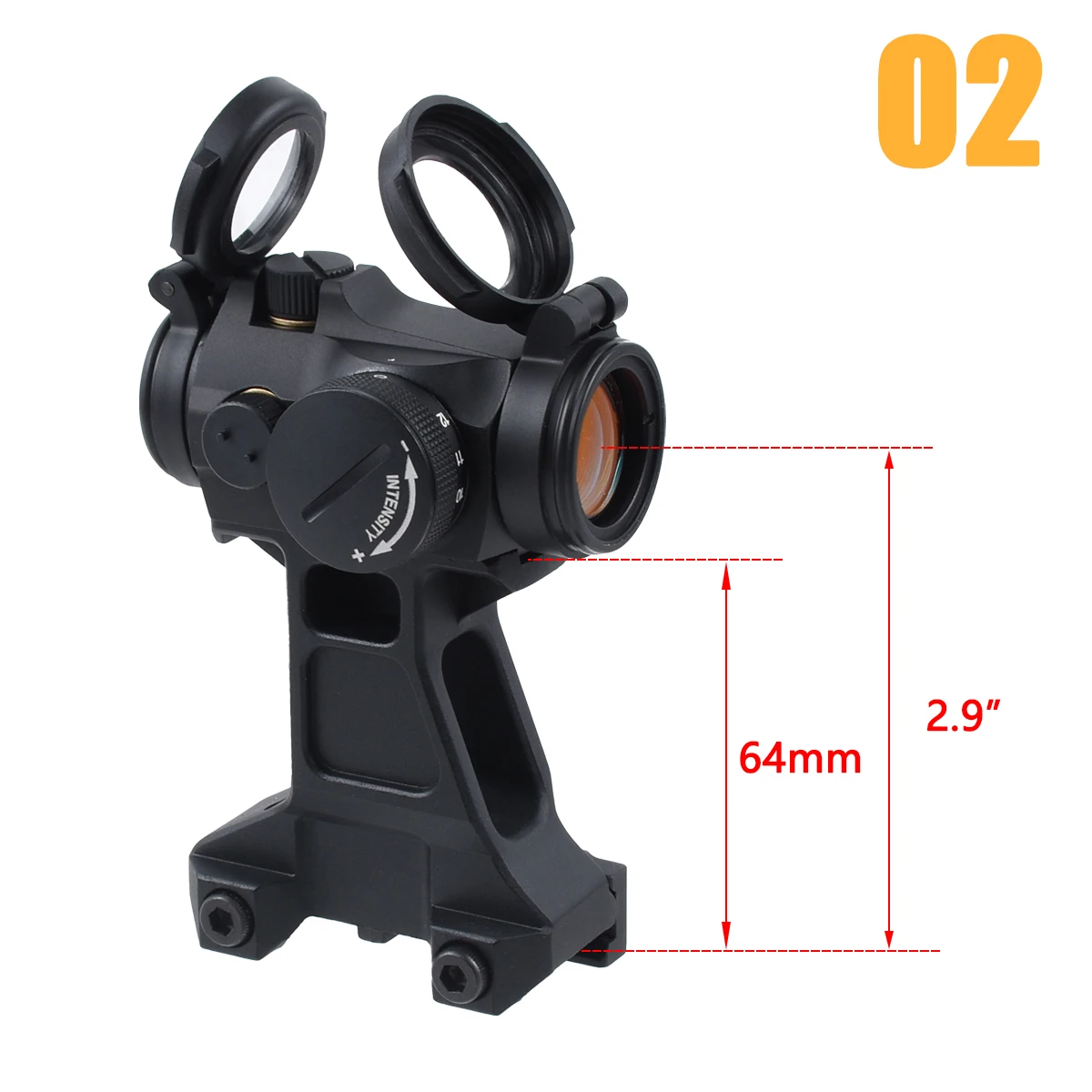  slider image of Tactical AIM T02 Red