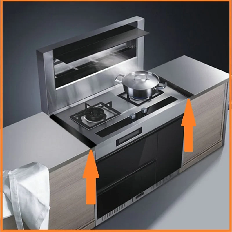 Stove Gap Cover Kitchen Silicone Heat Resistant Mat Gas Stove Protector Slit Cleaning Pad Oil Dust Seal gas stove accessories stove gap cover cookware accessories