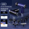 New Electric Massage Gun With Heat Cold 9 Gears Multifunctional Fascia Gun Home Portable Gym Use Small Quiet Handheld Massager