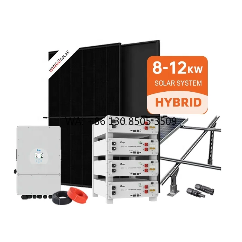 custom Solar Energy System 8Kw 10Kw 12kw Complete Kits Deye 3 Phase ...