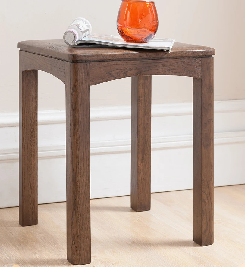 All-oak-small-stool-Nordic-simple-pure-solid-wood-square-stool-small ...