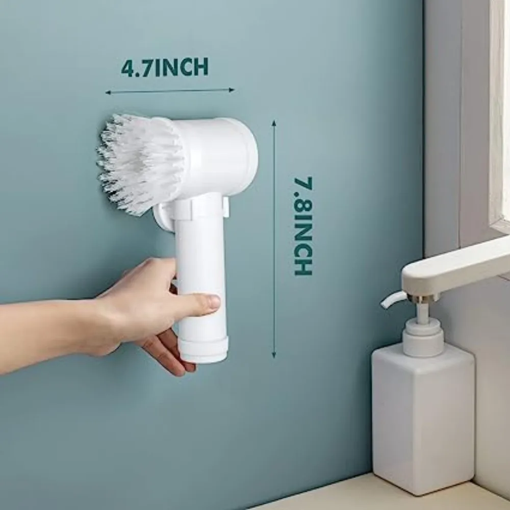 ElectricCleaningBrushAttachmentSetPowerScrubberCarKitchen
