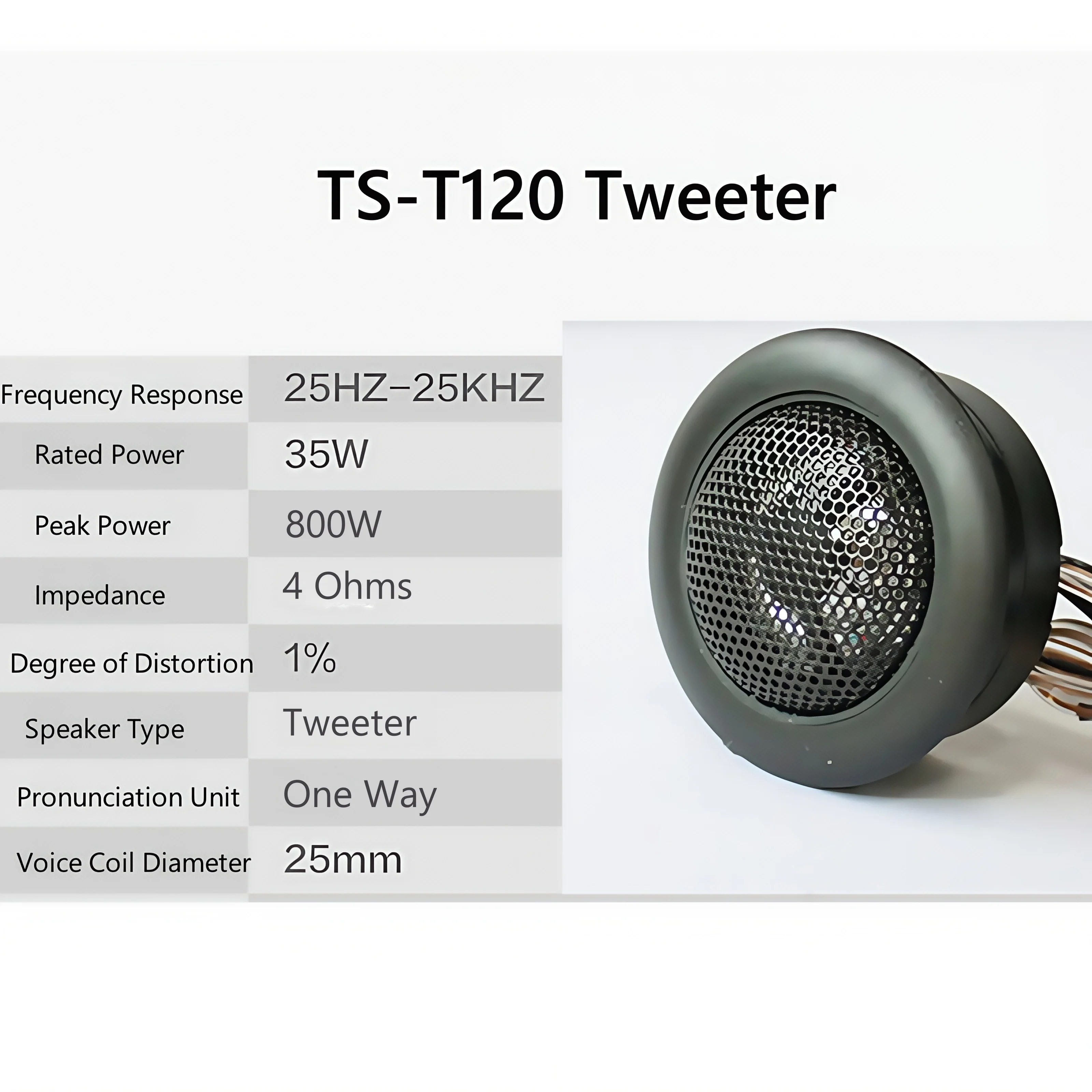 1 Pair 800W Car Speaker Audio Horns Music Stereo Auto Audio System Modification TS-T120 Car Tweeter Stereo Speaker Super Loud
