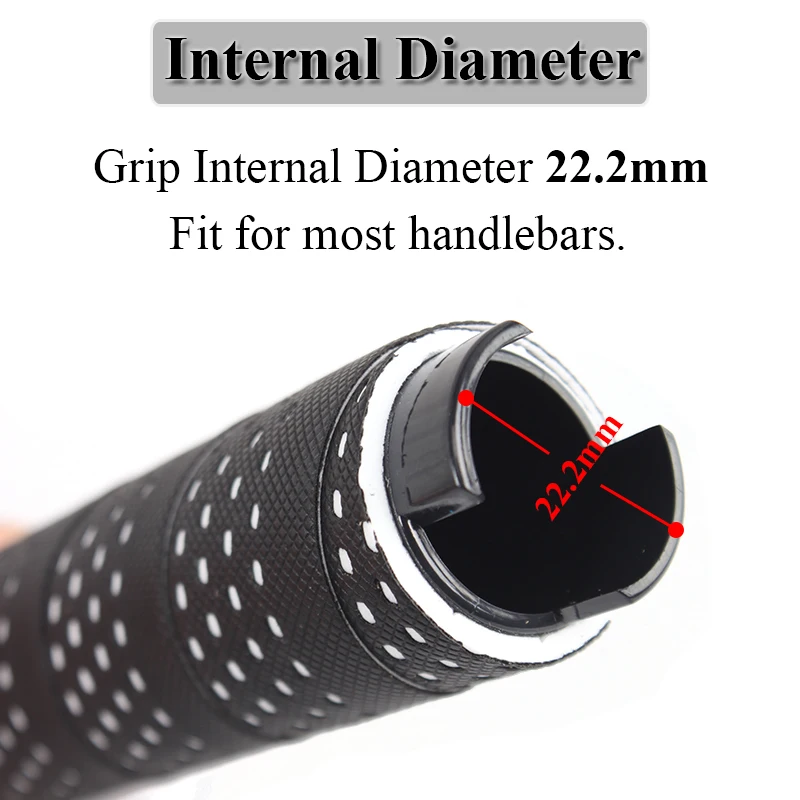 1Pair Non-slip Bike Handlebar Grips Comfortable PU Tape Cover Handle Grips 22.2
