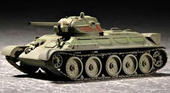 Модель Trumpeter 1/72, модель 07206, Российская модель Второй мировой войны/средний танк 76 1942, статический набор