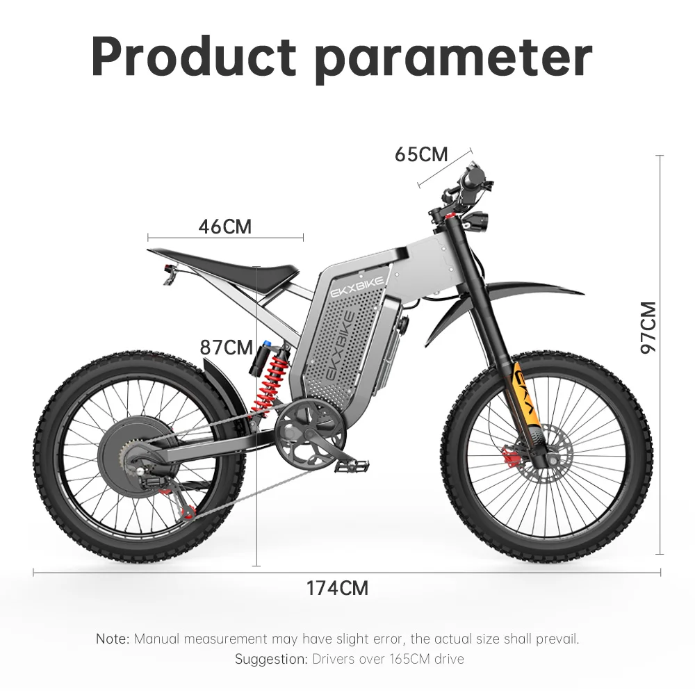 3000W Adult Off-Road Electric Motorcycle 5