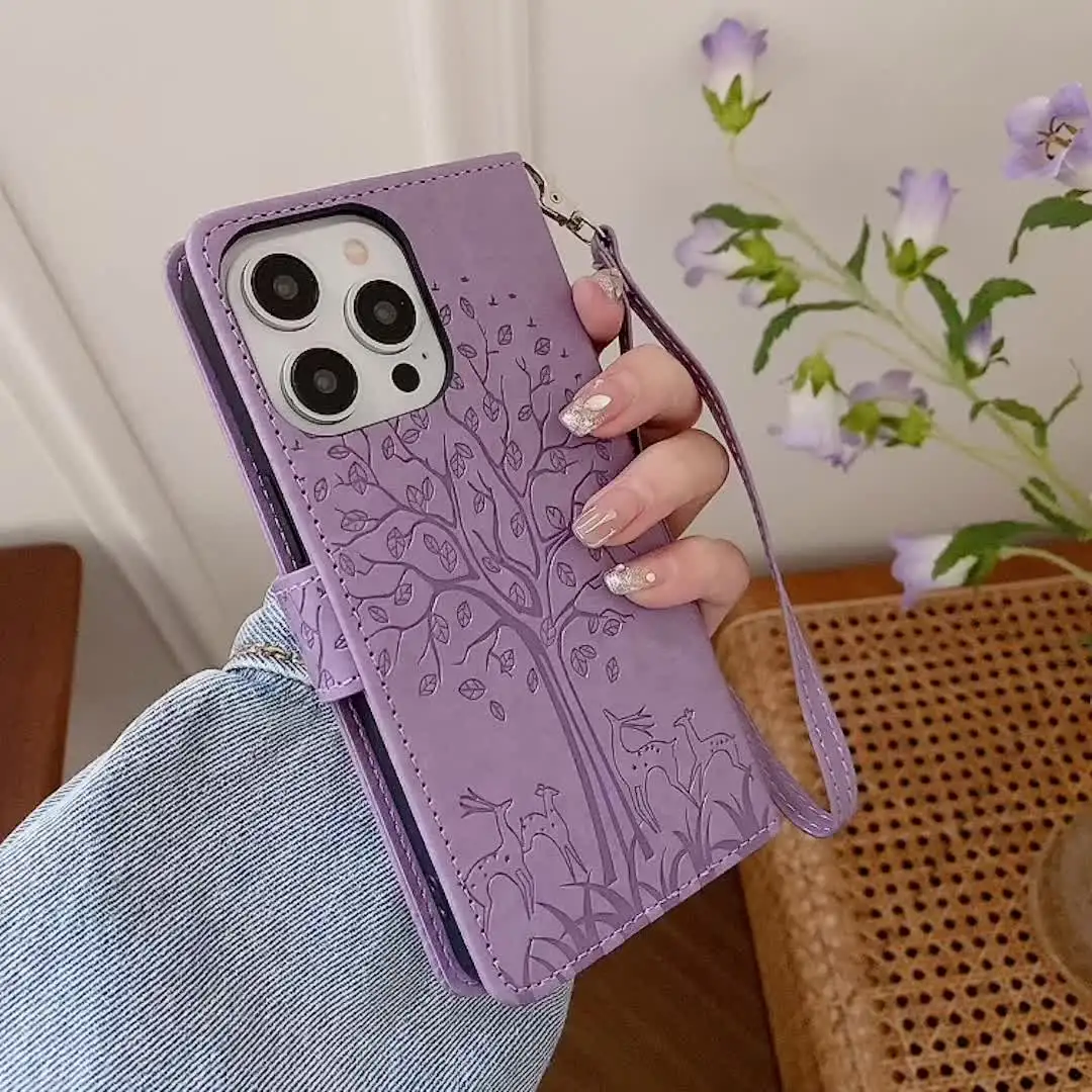 Custodia A Libro Portafoglio Per Oppo A72 5G / A73 5G – Cover In Pelle PU Con Slot Per Carte E Supporto, Magnetico, Nero - 3