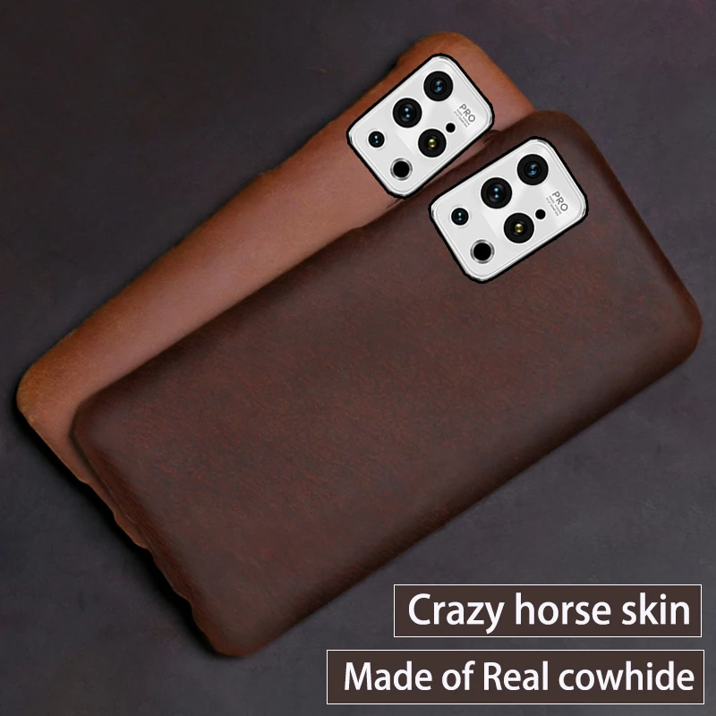 best meizu phone case Genuine Leather Phone Case For Meizu18 16th Plus 16 16X 17 Pro 7 Plus X8 Cases Luruxy  Cowhide Retro Crazy Horse Skin Back Cover cases for meizu