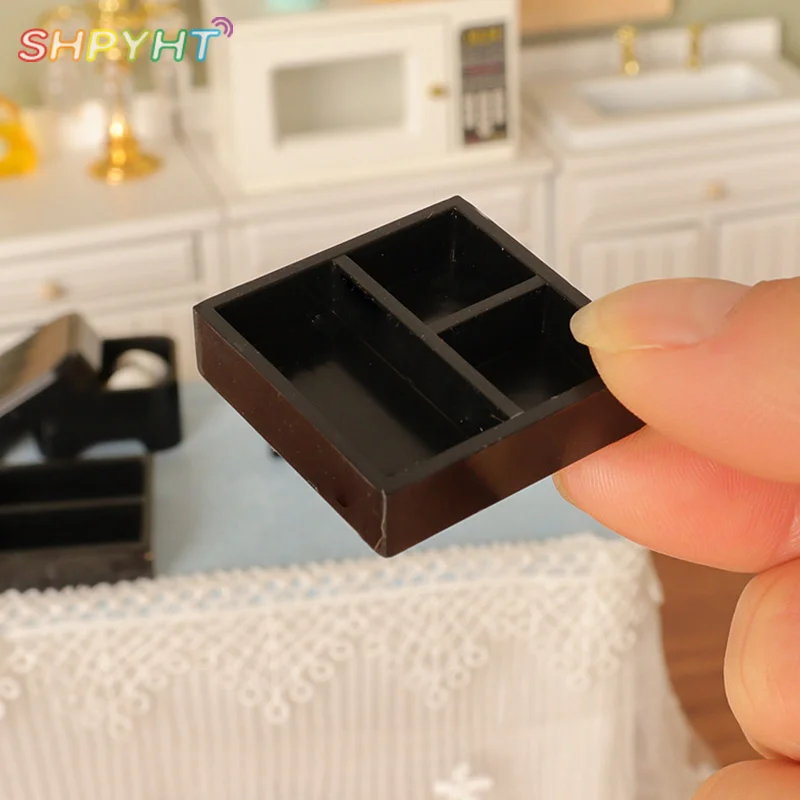 

Новинка, 2/3/5 шт., мини-обеденная коробка для кукольного домика в масштабе 1:12, тарелка для суши, коробка для сохранения свежести, коробка для ланча, Кухонный Контейнер для хранения, модель телефона