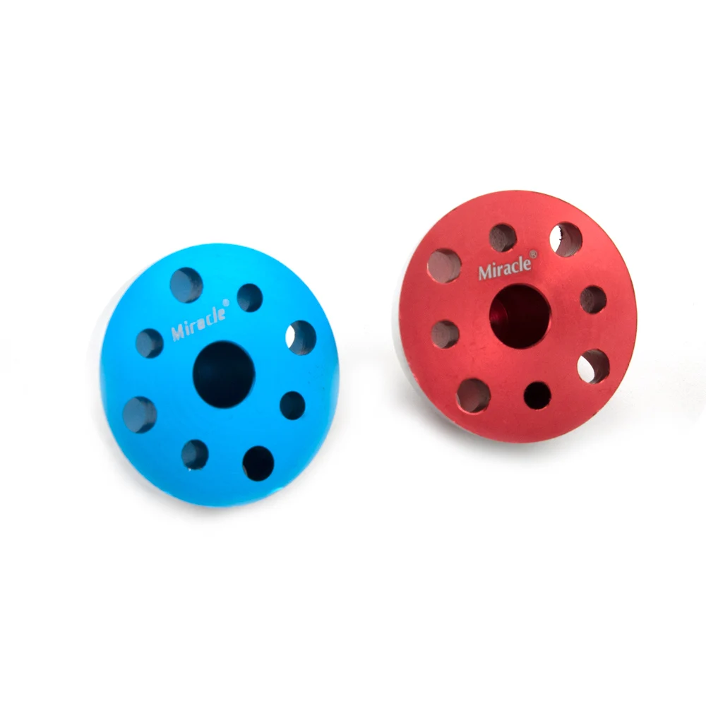 Cône spinner 40mm aluminium anodisé pour moteur RC, détail de la finition et du filetage