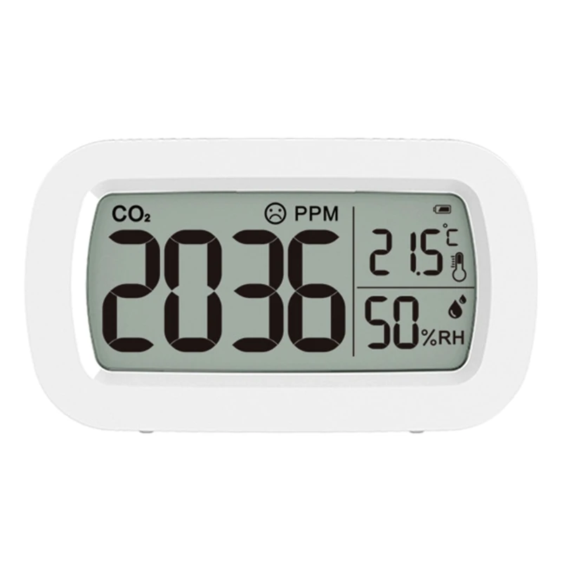 

Carbon Dioxide Detector with NDIR Digital Thermometer Hygrometer Home