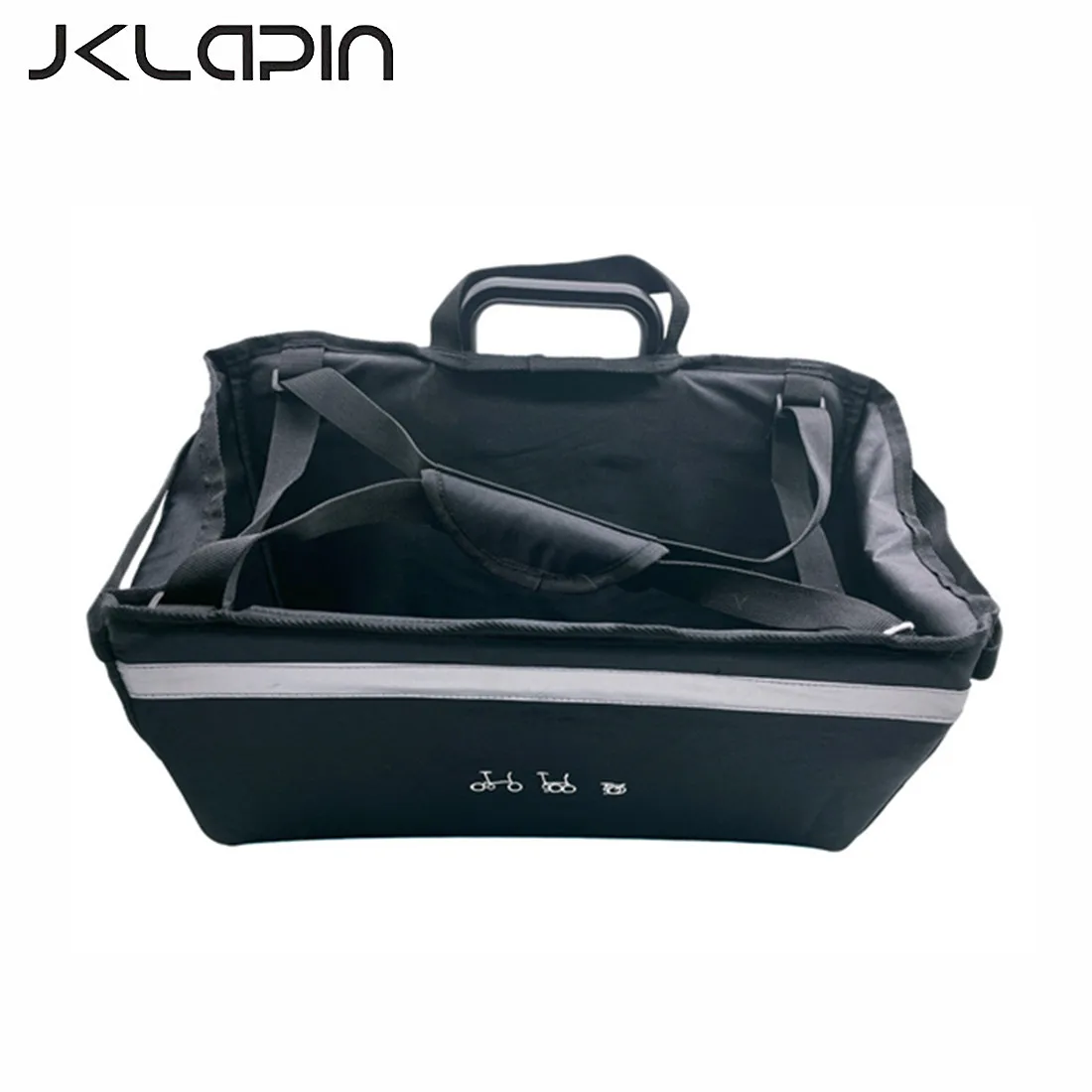 Jklapin Bicicletta Cestino Di Verdure Pieghevole Bici Fornt Borsa Cestino Cestino Da Picnic Cestino Impermeabile Di Grande Capacità Per Brompton