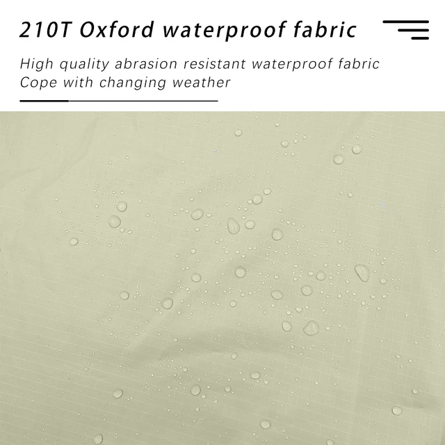 Fekete Bevonó Ponyvás Kemping Ondoor Vinyl Légylap Uv50 Vízálló Ponyvain 3X3 3X4 Bevonattal Ellátott Lombkorona Tábor Uv Napmenhely - Image 3