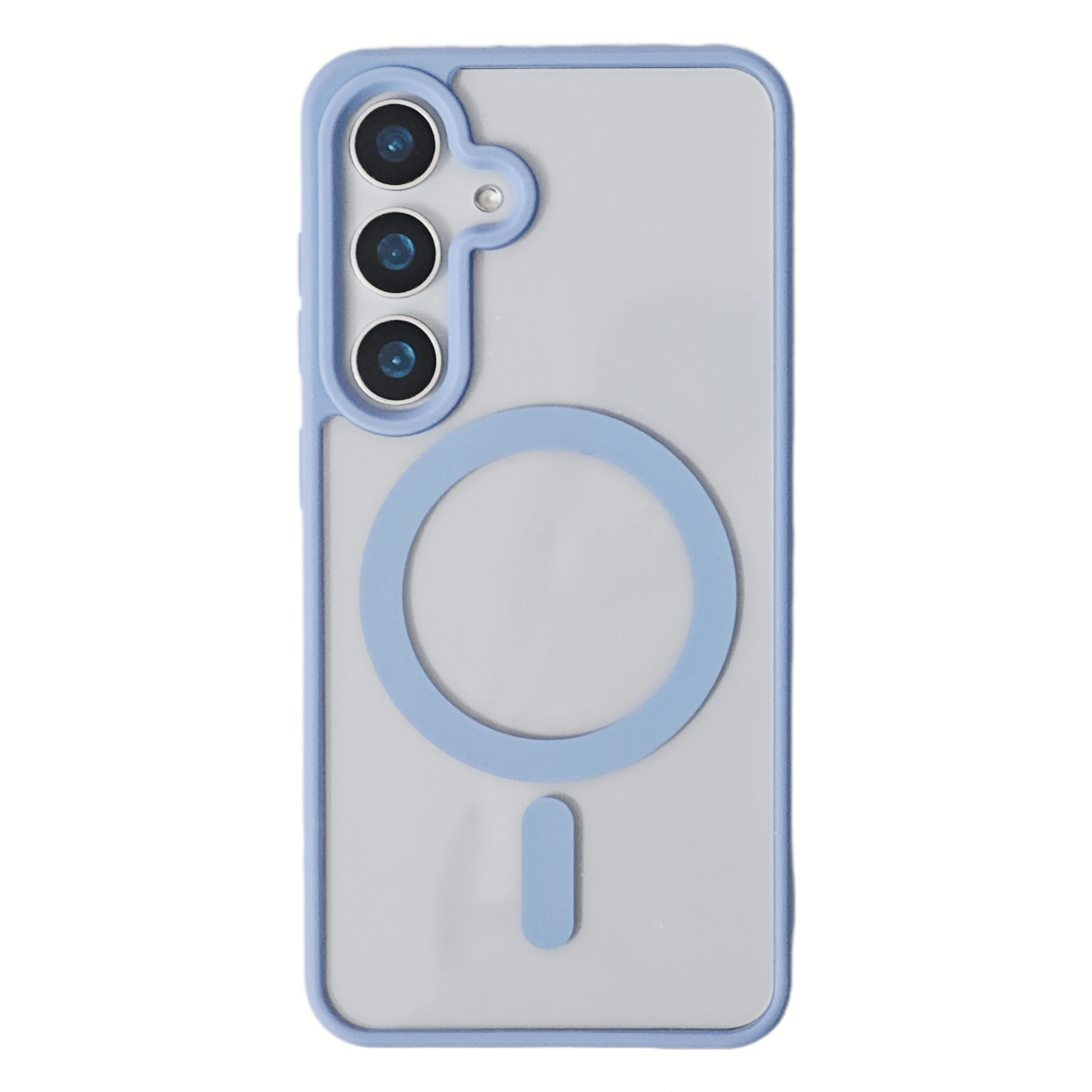 Enhanced Transparent Magnetic Phone Case - Slim Acrylic Cover with Wireless Charging
