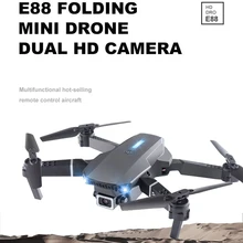 

E88 Folding Drone 4k Profesional HD Camera Children's Toy Aerial Photography Aircraft Four-axis Remote Control Aircraft Drones