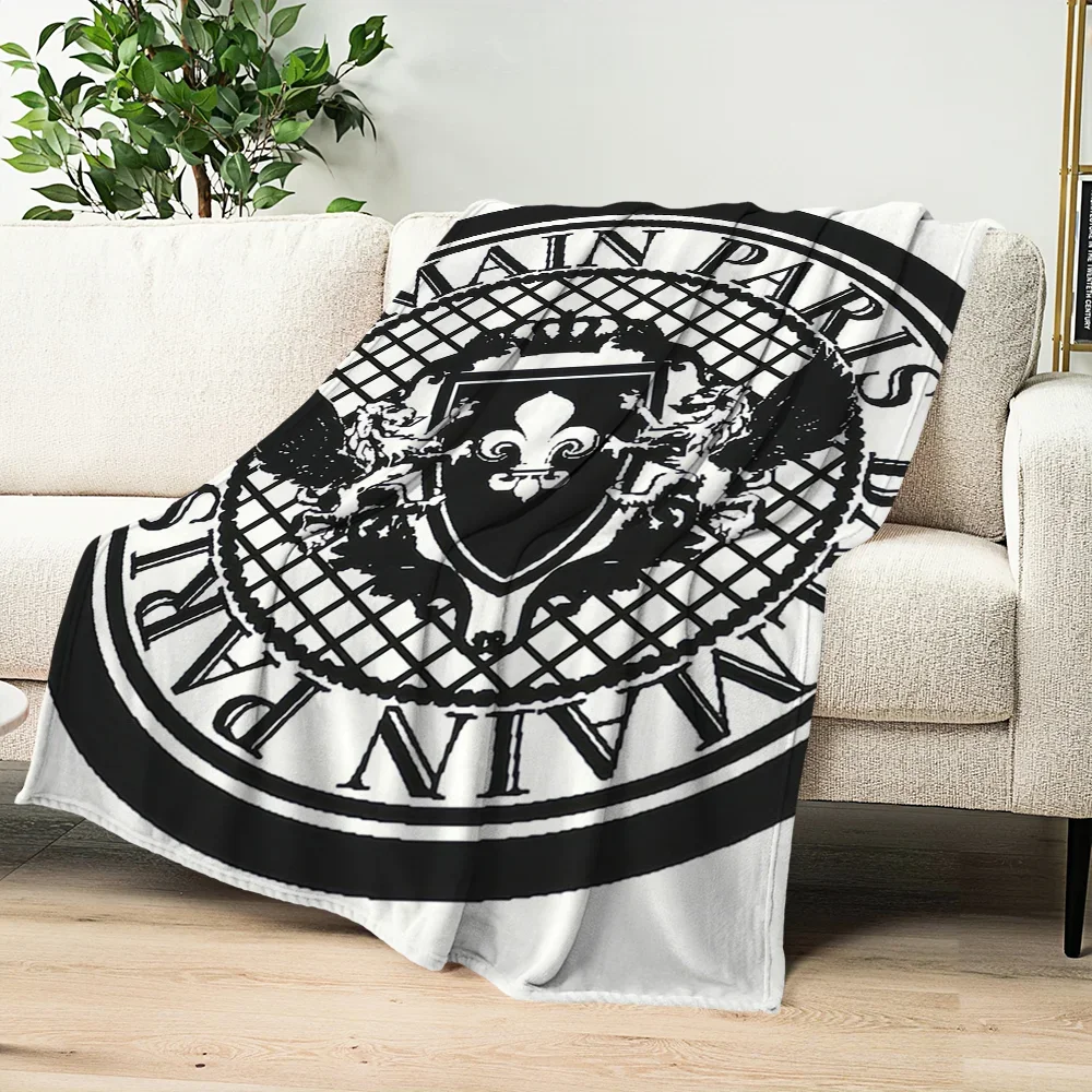 Fashion B-BalmainES Cool Luxury Blanket Plush Nap Sofa rug for Living Room Warm Office Bedroom Birthday Home Travel Kid Gifts 3