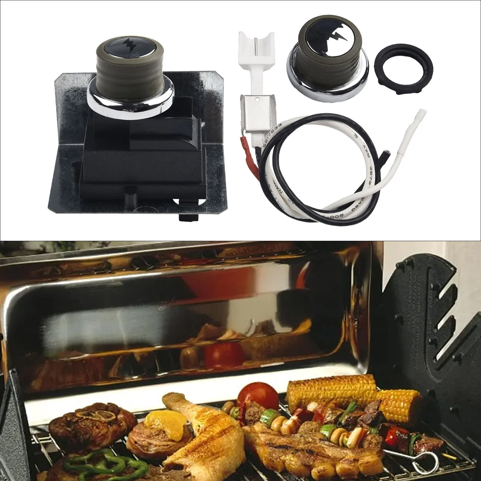 67847 Kit Accenditore Per Weber Genesis 300 Serie Con Controllo Laterale E310 E320 Ep310 Griglie A Gas Modulo Accenditore Bbq & Grill Sostituire Parte