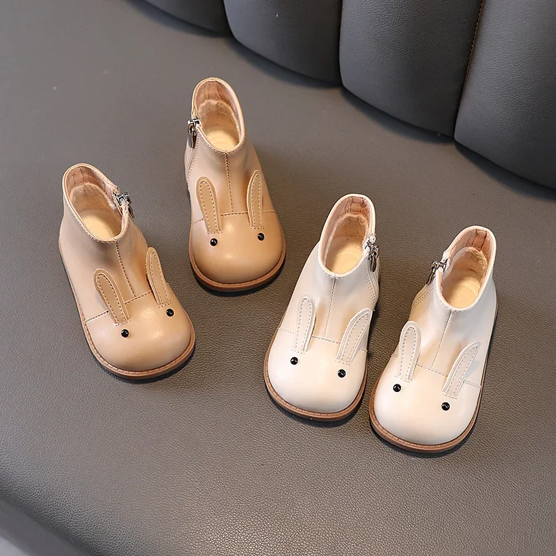 

Обувь принцессы для девочек, детские модные ботинки, Мультяшные зимние плюшевые теплые детские короткие ботинки, обувь с хлопковой подкладкой