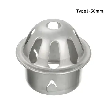 ที่ครอบท่อระบายน้ำสำหรับใช้ในสวนขนาด50/63/75/83/110มม. ที่ครอบท่อระบายน้ำที่พื้นกลางแจ้งทำจากสเตนเลสสตีลป้องกันการบล็อก 9