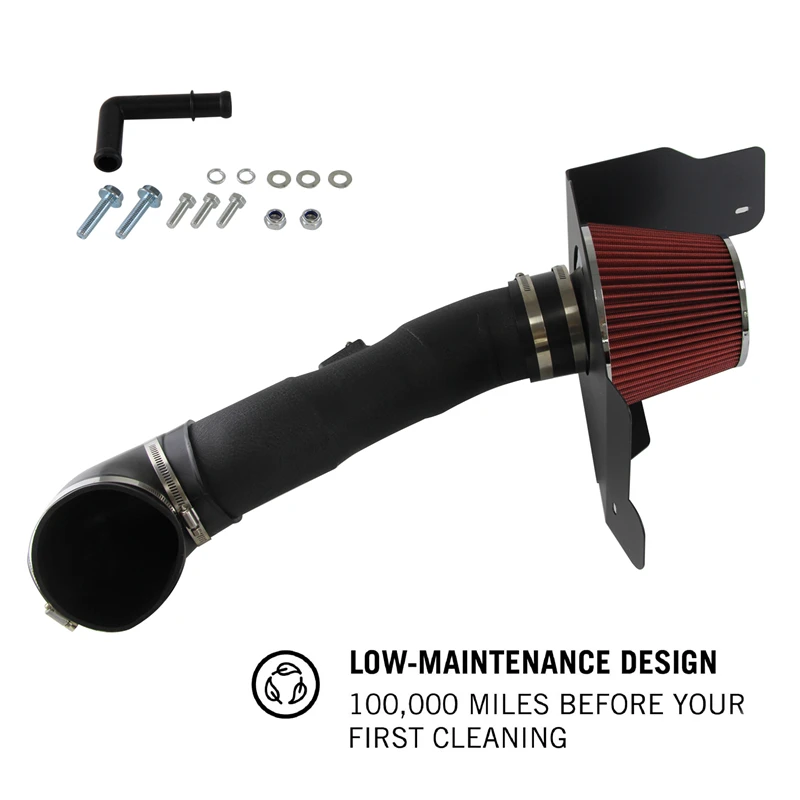 ColdAirIntakePipeKitAirFilterFitsforFordMustangGTModel46L