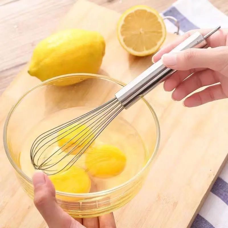 Small, Medium, Large Stainless Steel Kitchen Wire Balloon Egg Liquid Milk Egg Liquid Beater Mixing Tool