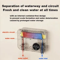 5500W chauffe-eau électrique petit sous évier chauffe-eau instantané sans réservoir 220v cuisine salle de bains chauffage 3