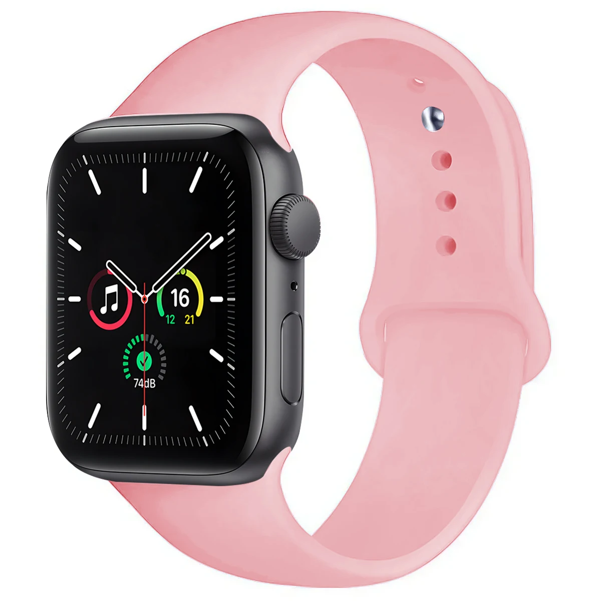Silicone Sport Band for Apple Watch - Vibrant and Comfortable Bracelet